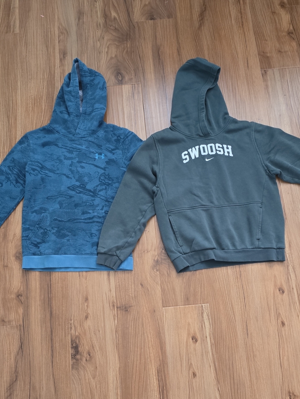 Nike & Under Armour Boys Two Hoodie Sweatshirts